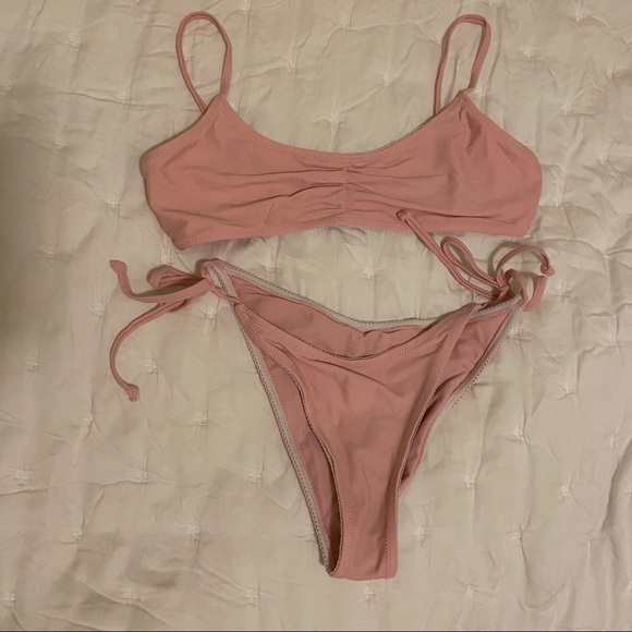 Superdown Mindy Bikini Set in Blush Pink 🍧 - Picture 3 of 6